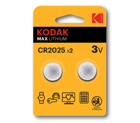 Батарейка Kodak CR2025-2BL (2 шт.) от Яркий Фотомаркет
