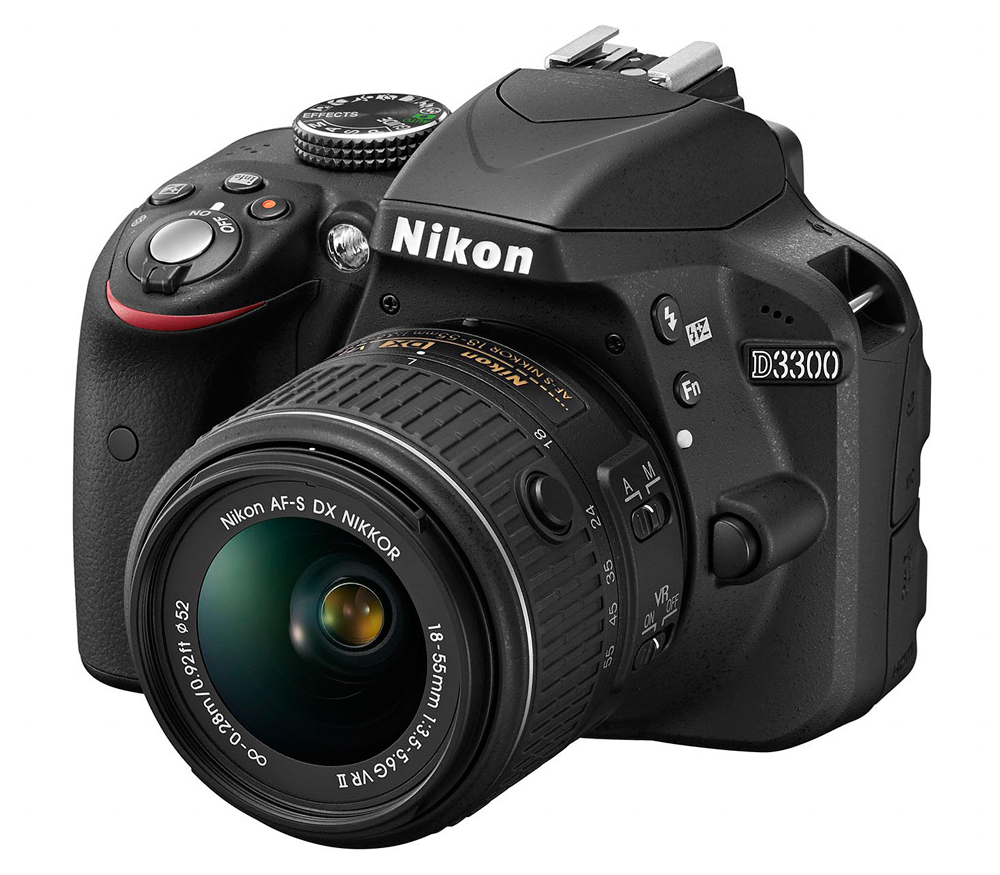 Зеркальный фотоаппарат Nikon D3300 Kit 18-55 AF-S DX G VR II чёрный