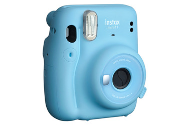 Фотоаппарат моментальной печати Fujifilm Instax MINI 11 Blue Geometric Set, с чехлом и кассетой 10л.