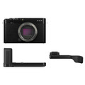 Беззеркальный фотоаппарат Fujifilm X-E4 Body c MHG-XE4 и TR-XE4, черный
