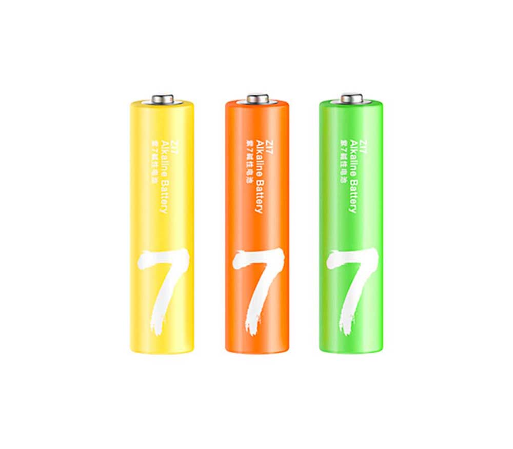 Батарейки цветные Xiaomi ZMI Rainbow Z15 AA, Z17 AAA (12+12 шт.) от Яркий Фотомаркет