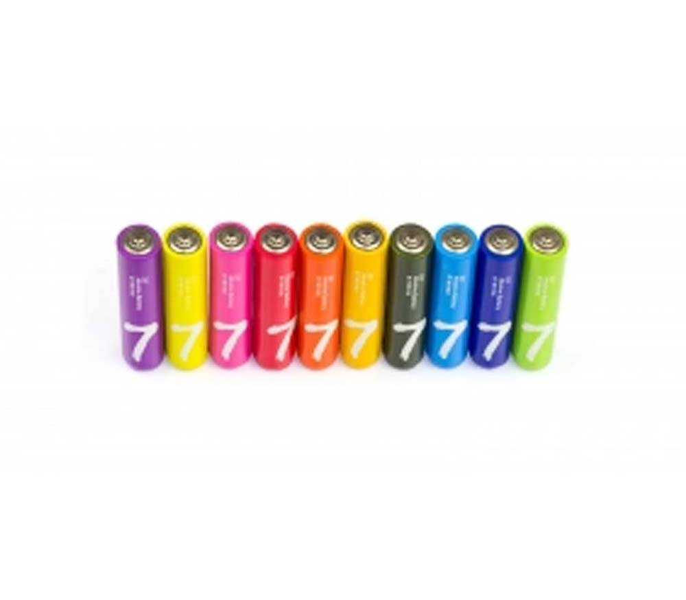 Батарейки цветные Xiaomi ZMI Rainbow типа AАA (10 шт.) от Яркий Фотомаркет