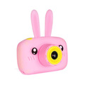 Фотоаппарат детский Fotografia  "Зайчик", розовый, со встроенной памятью и играми