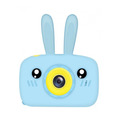 Фотоаппарат детский Fotografia  "Зайчик", голубой, со встроенной памятью и играми