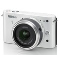 Беззеркальный фотоаппарат Nikon 1 J2 Kit  +  11-27.5  белый + чехол Discovered
