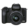 Беззеркальный фотоаппарат Canon EOS M50 Mark II Kit EF-M 15-45mm + 55-200mm, черный