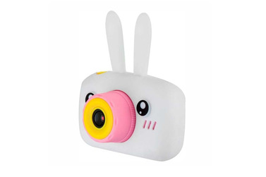 Фотоаппарат детский Camera Fun Rabbit, "Зайчик", белый, со встроенной памятью и играми уцененный