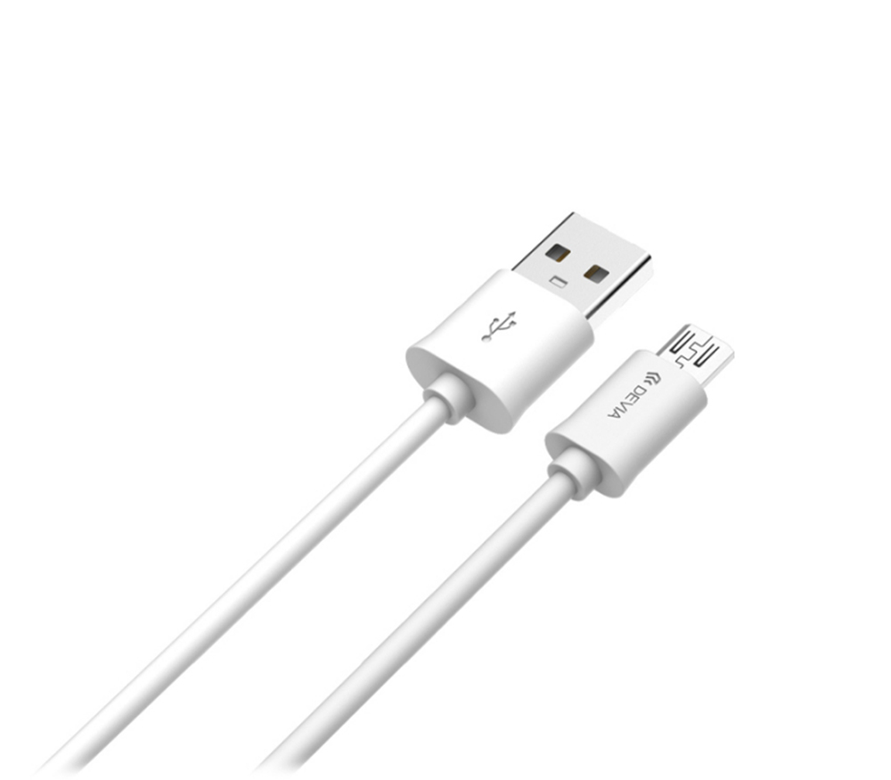Кабель Devia Smart Cable Micro USB 1 м, белый