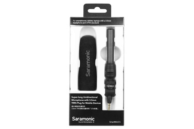 Микрофон Saramonic SmartMic5 S направленный, моно, 3.5 мм TRRS