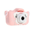 Фотоаппарат Fotografia  "Бульдог", розовый, со встроенной памятью и играми