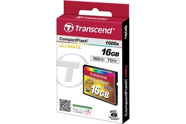 Карта памяти Transcend CompactFlash 16GB  1000x (TS16GCF1000)