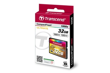 Карта памяти Transcend CompactFlash 32GB  1000x (TS32GCF1000)