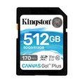 Карта памяти Kingston SDXC 512GB Canvas Go Plus UHS-I Class U3 V30 90/170Mb/s