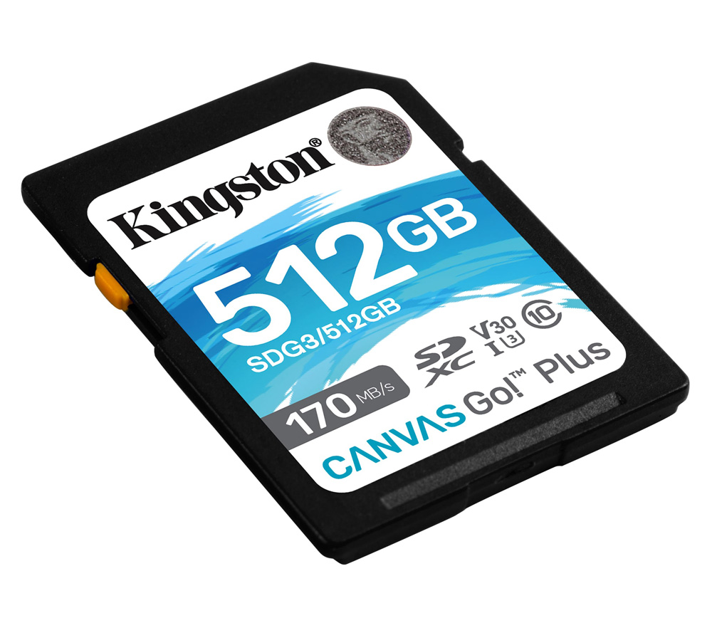 SDXC 512GB Canvas Go Plus UHS-I Class U3 V30 90/170Mb/s