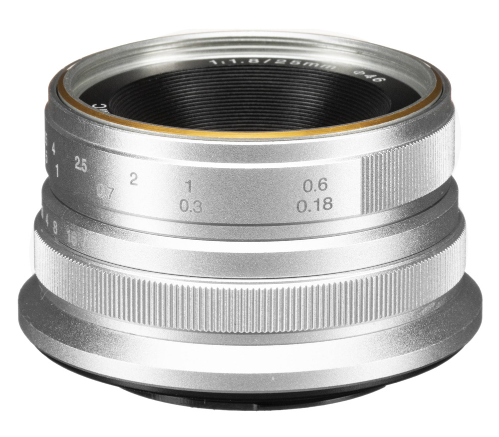 25mm f/1.8 Fujifilm X, серебристый