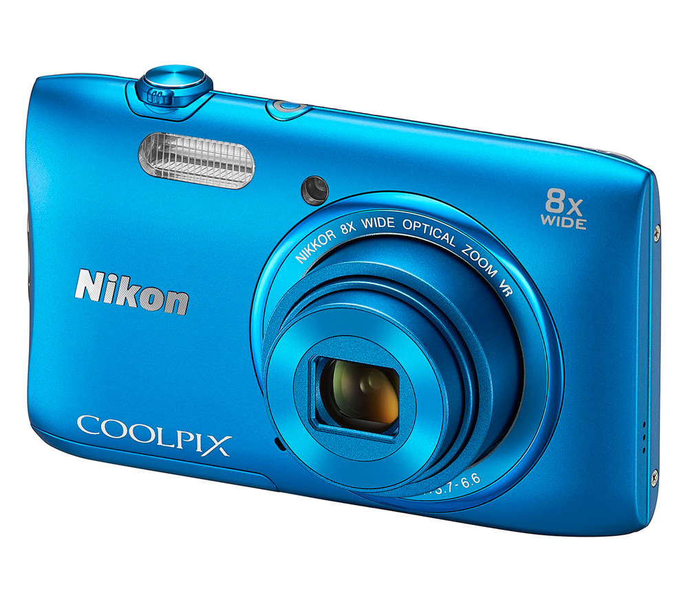 Компактный фотоаппарат Nikon Coolpix S3600 синий