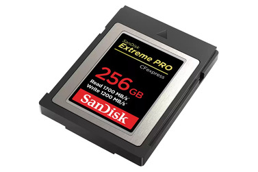 Карта памяти SanDisk CFexpress Type B 256GB Extreme Pro, 1700 / 1200 МБ/с