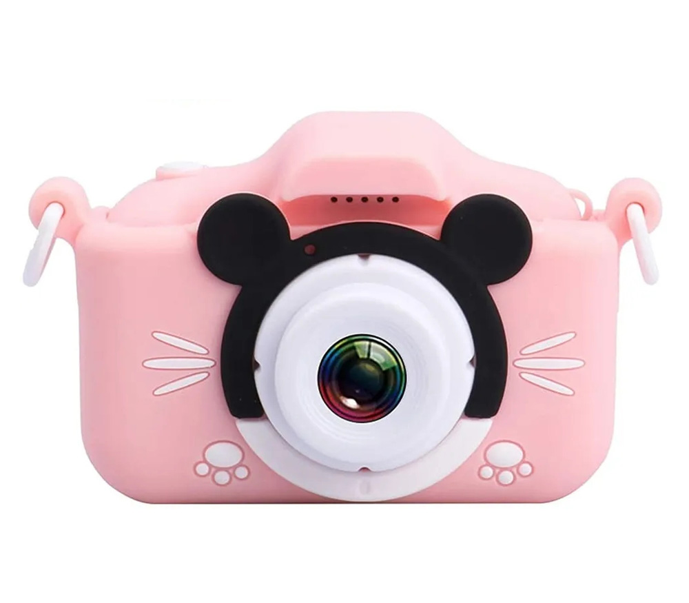Фотоаппарат детский Fotografia «Мышка» розовая