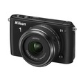 Беззеркальный фотоаппарат Nikon 1 S1 Kit  +  11-27.5  черный + карточка 8Gb +чехол + кабель