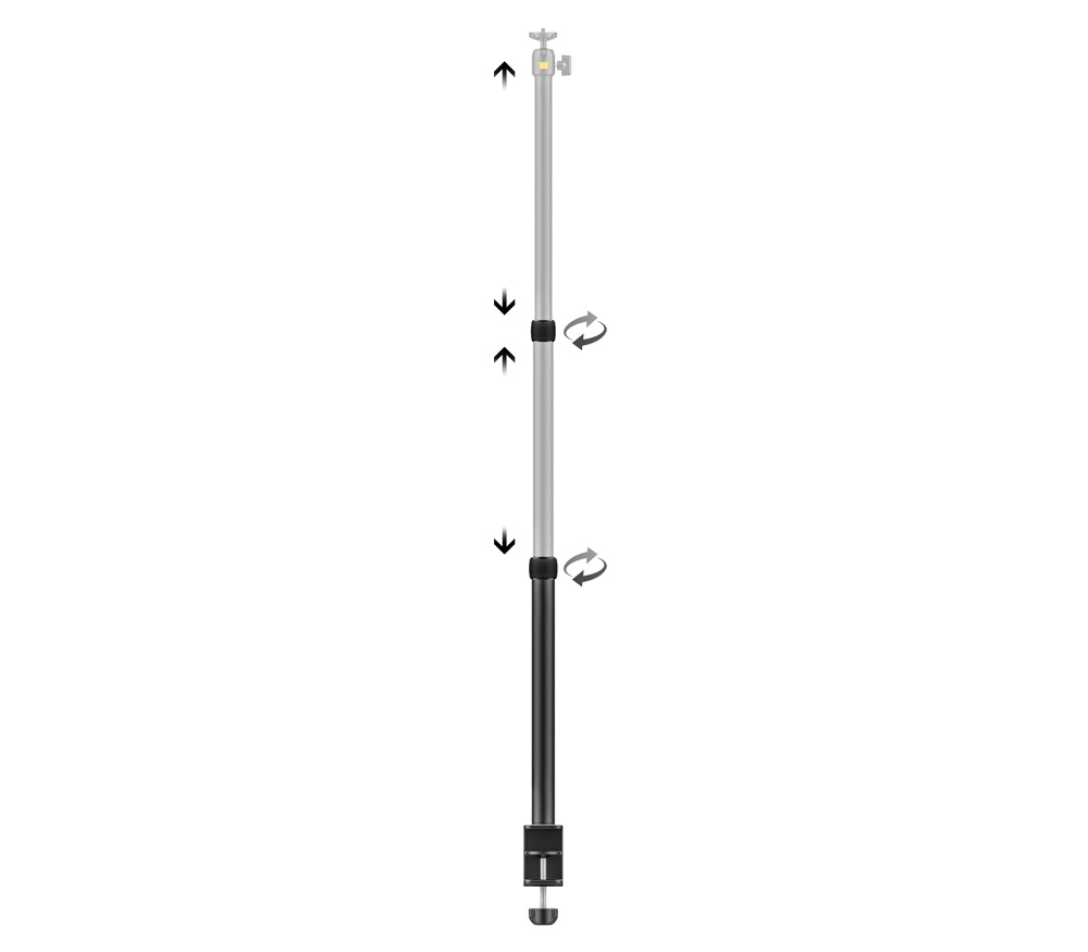 VIJIM LS01 Desktop Extendable Light Stand, 37-96 см