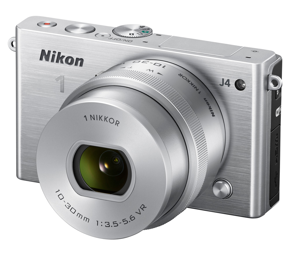 Беззеркальный фотоаппарат Nikon 1 J4 Kit + 10-30mm PD-Zoom silver