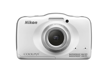 Компактный фотоаппарат Nikon Coolpix S32 белый + рюкзак