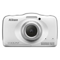 Компактный фотоаппарат Nikon Coolpix S32 синий + рюкзак