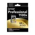 Карта памяти Lexar XQD 64Gb  Professional 1100X (168MB/s)