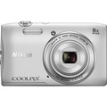 Компактный фотоаппарат Nikon Coolpix S3600 серебристый