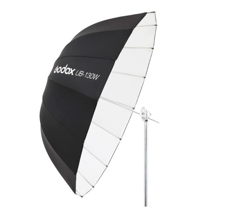 Зонт Godox UB-130W параболический, белый, 130 см