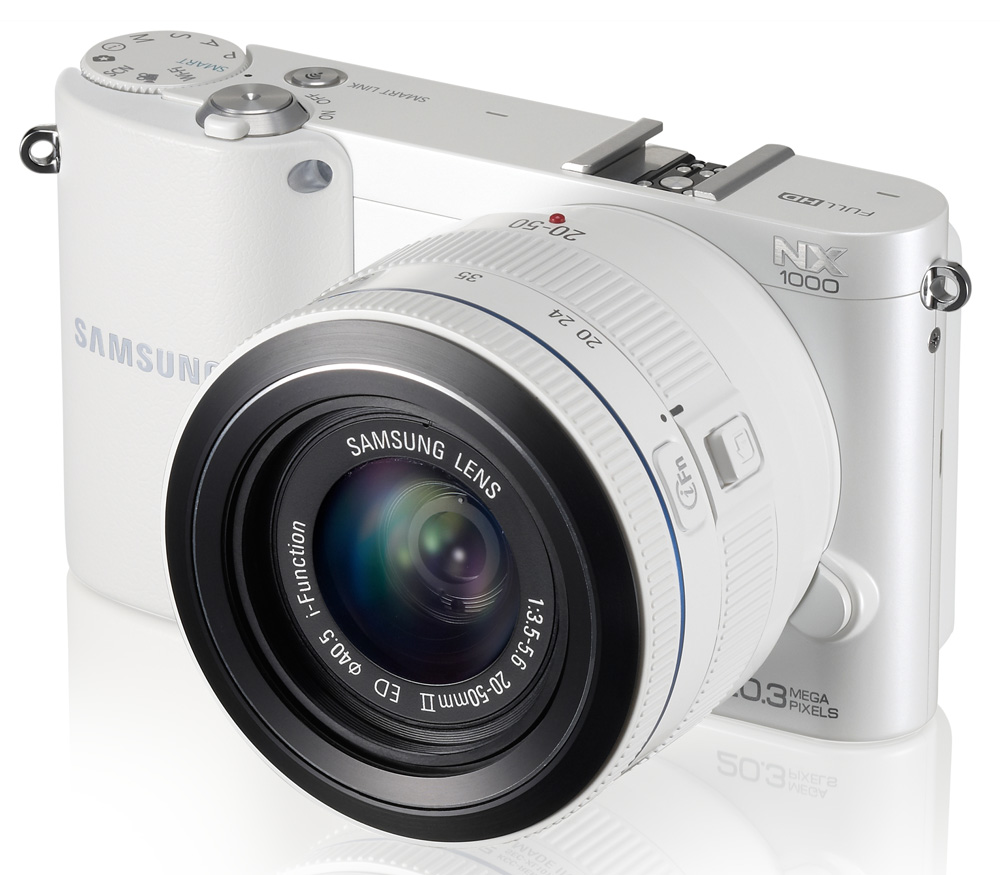 Компактный фотоаппарат Samsung NX1000 kit 20-50mm White