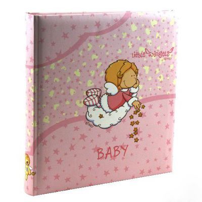 Goldbuch 30x31 см, 60 стр., детский, LITTLE WINGELS, розовый, "фея на облаке"