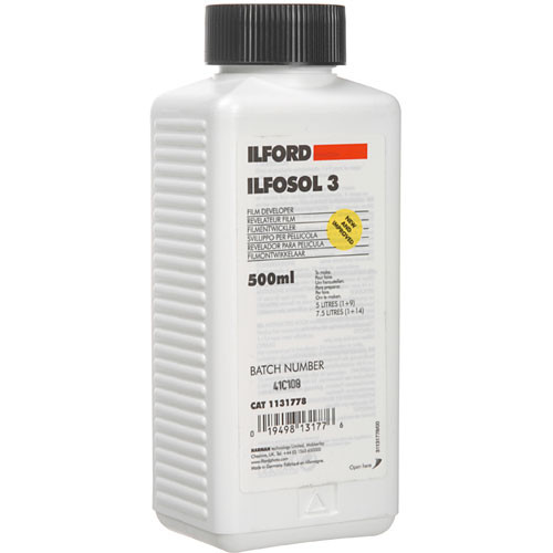 Проявитель для плёнки Ilford Ilfosol 3, жидкость, 0.5 л.