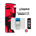 Карт-ридер Kingston FCR-ML3C MobileLite Duo 3C для microSD (USB-C, USB-A)
