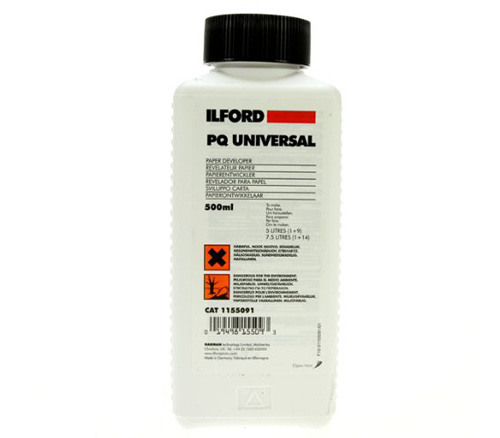 Проявитель для бумаги и пленки Ilford PQ Universal, жидкость, 500 мл.