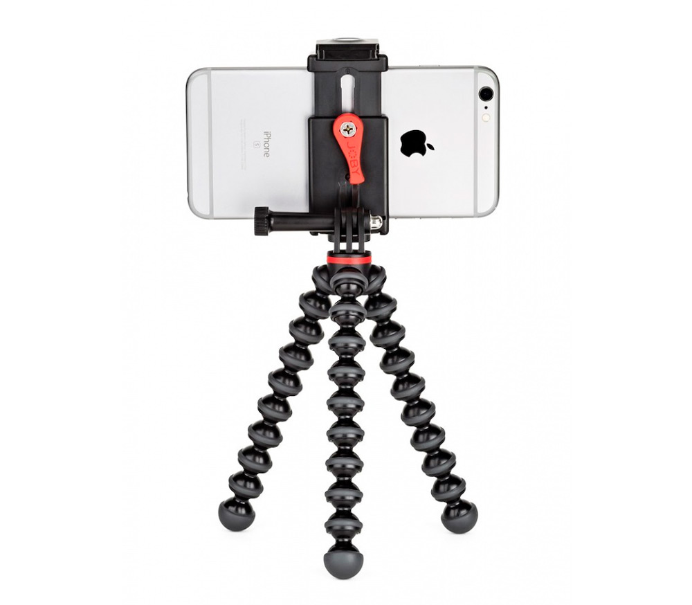 Штатив JOBY GripTight Action Kit, для GoPro и смартфона, черный/серый