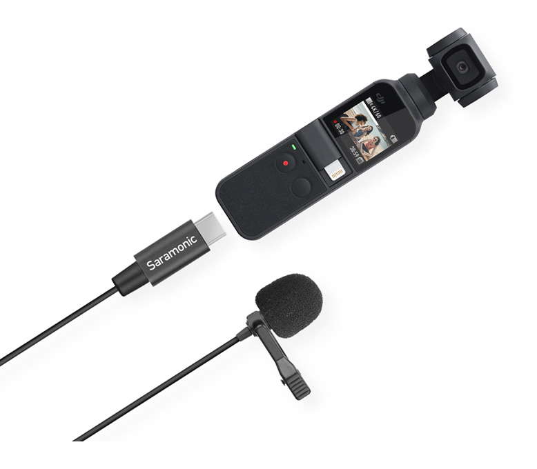 Микрофон Saramonic LavMicro U3-OP петличный, только для DJI Osmo Pocket от Яркий Фотомаркет