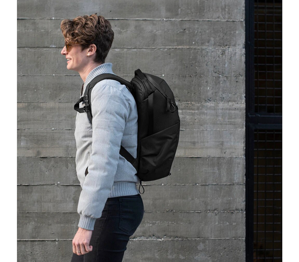 The Everyday Backpack Zip 20L V2.0 Black, черный