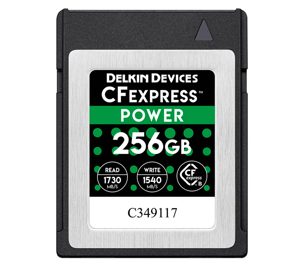 Карта памяти Delkin Devices CFexpress Type B 256Gb Power, чтение 1730, запись 1540 Мбайт/с 