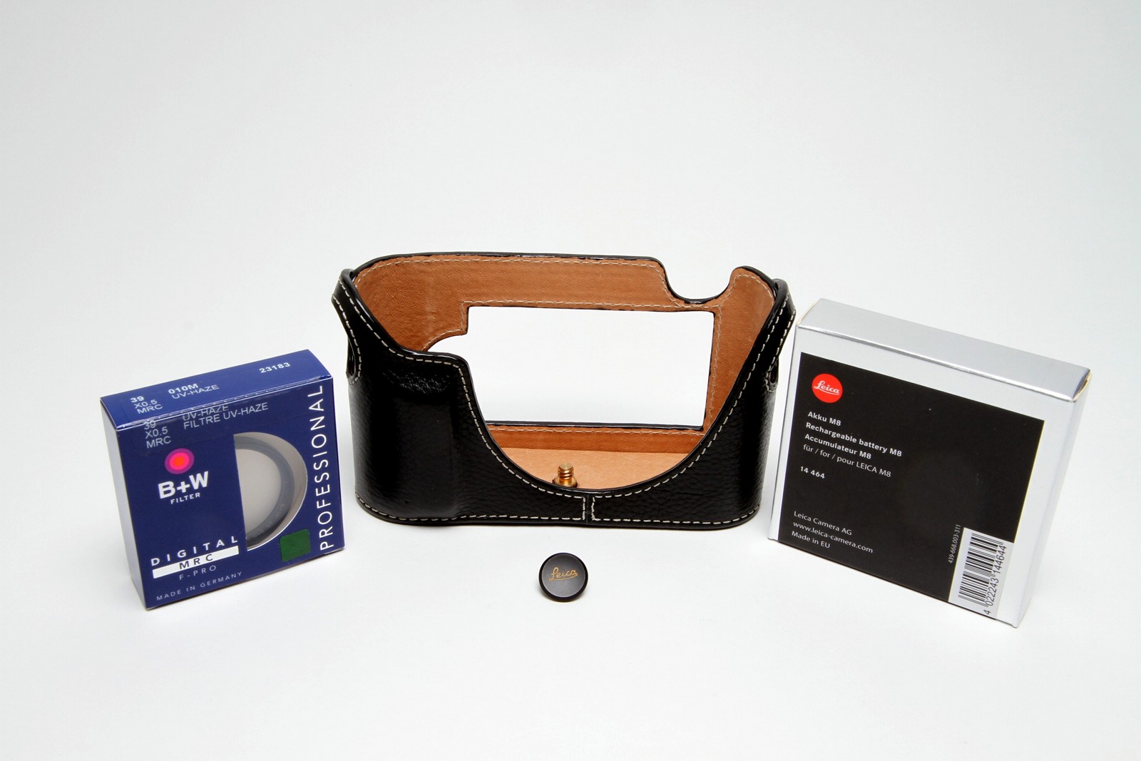 Leica Аксессуары (аккум.,кож.чехол,фильтр,кнопка) (б.у, состояние 5)