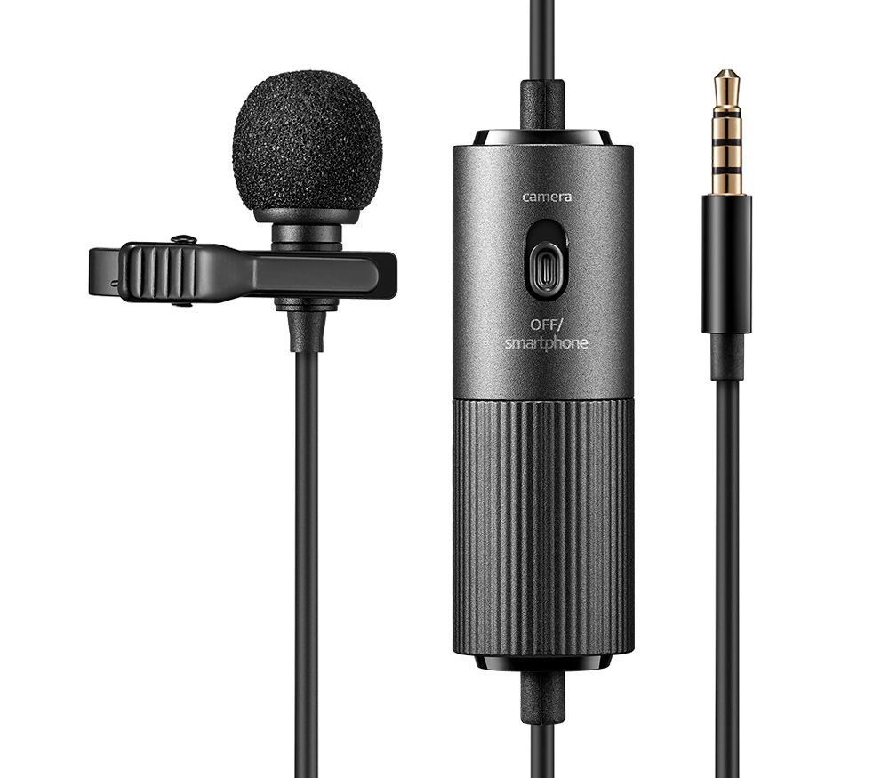 Микрофон Godox LMS-60C, петличный, 3.5 мм TRS / TRRS, кабель 6 м
