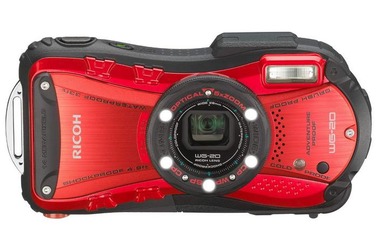Компактный фотоаппарат Ricoh WG-20 красный с черным