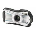 Компактный фотоаппарат Ricoh WG-20 белый с черным