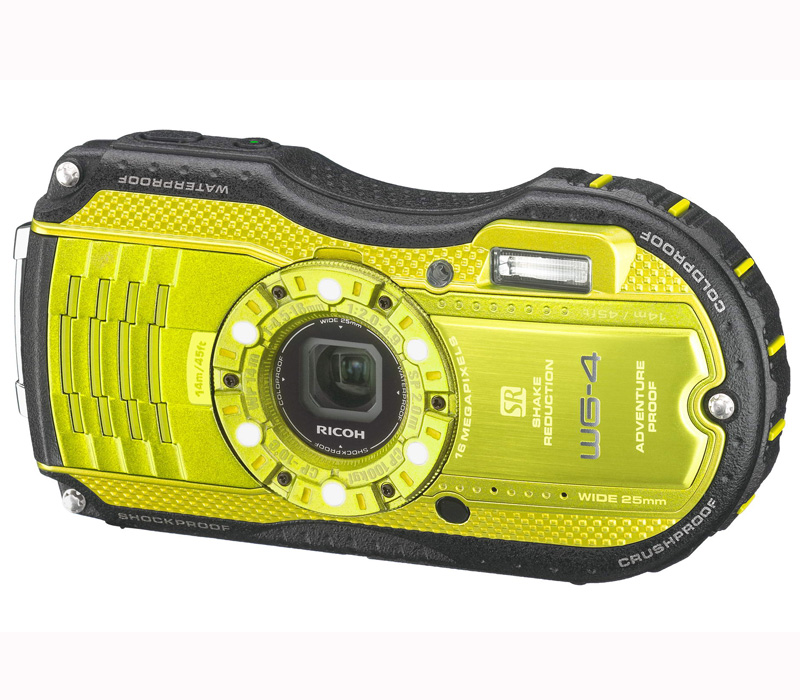 Компактный фотоаппарат Ricoh WG-4 желтый