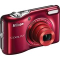 Компактный фотоаппарат Nikon Coolpix L30 красный