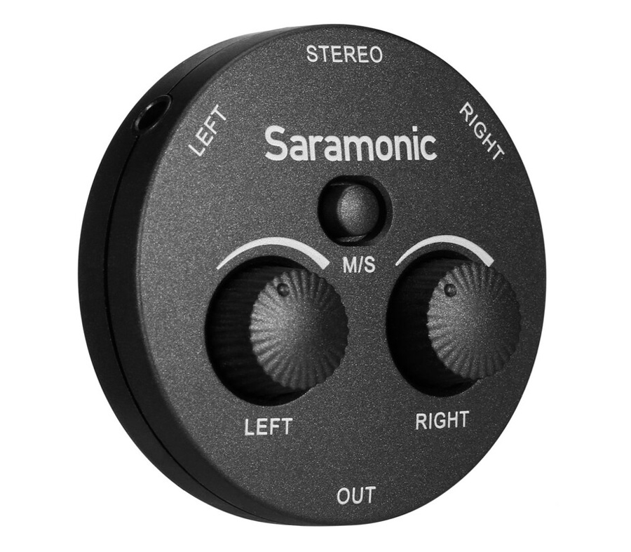 Аудиомикшер Saramonic AX1 двухканальный, 3.5 мм TRS / TRRS, пассивный