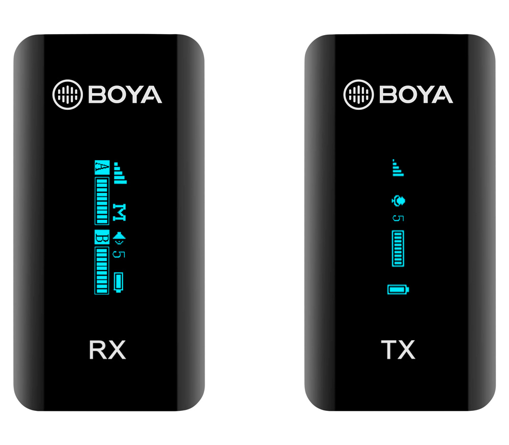 Беспроводная система Boya BY-XM6-S1 (TX+RX), 3.5 мм TRS + TRRS
