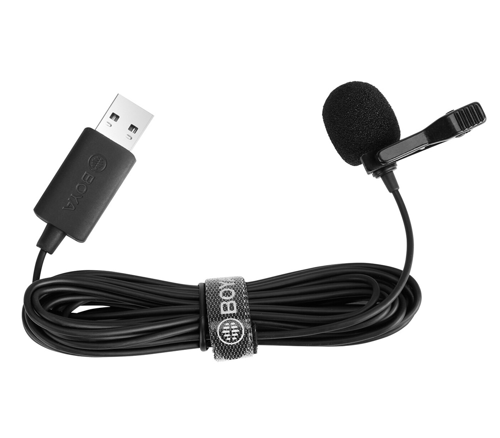 Микрофон Boya BY-LM40 петличный, всенаправленный, USB тип-A