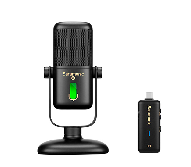 Микрофон Saramonic SR-MV2000W настольный, USB + беспроводной