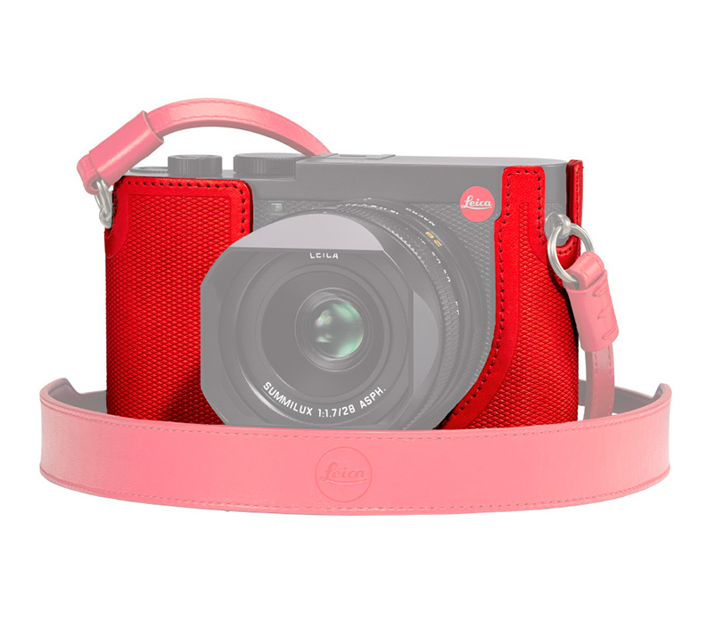 Чехол Leica Protector для Q2, натуральная кожа, красный
